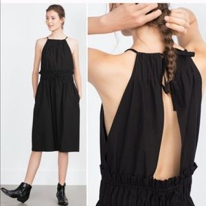 Zara Open Back Dress